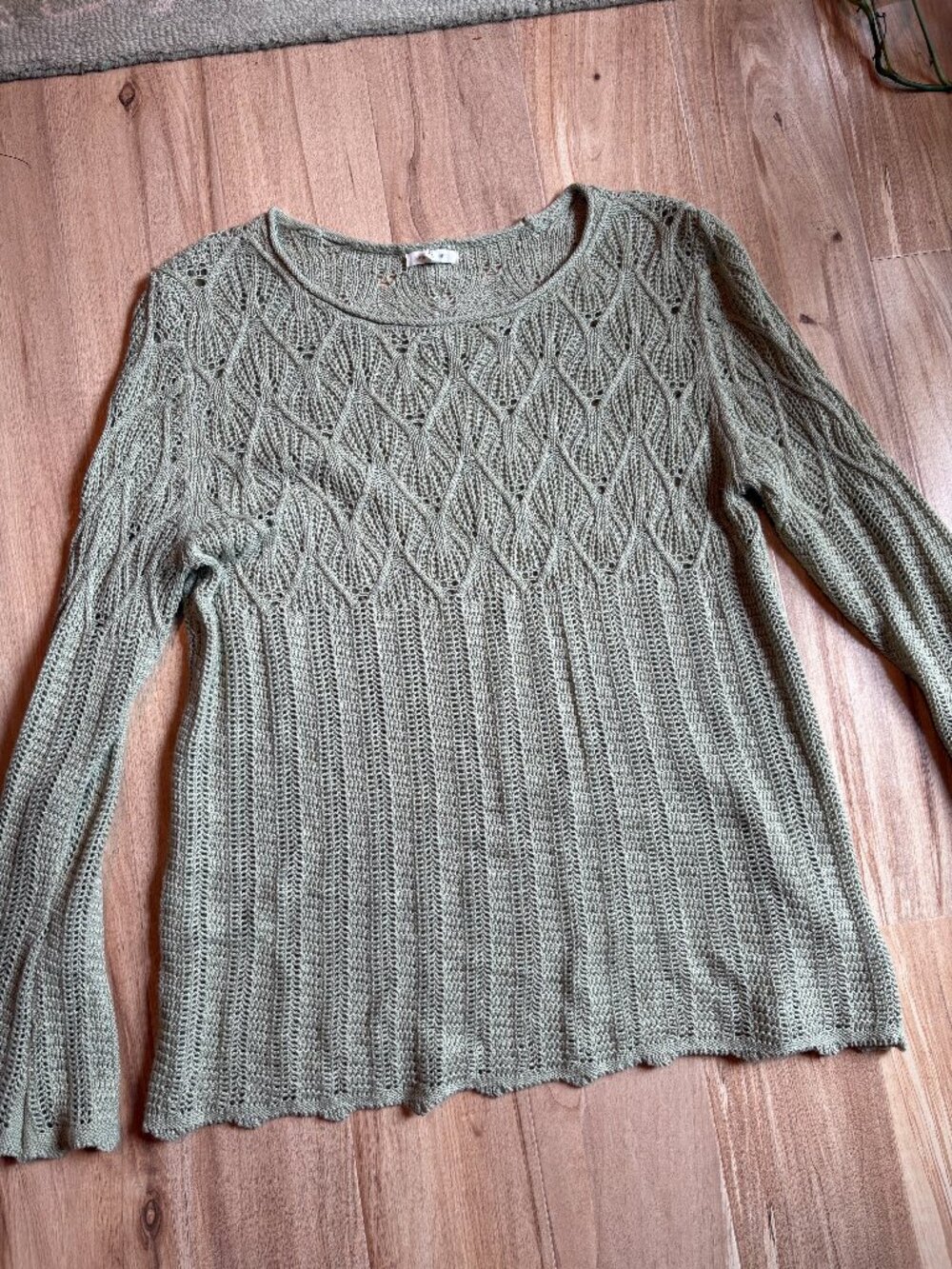 Women's MAURICES crochet-style tunic with matching tank top